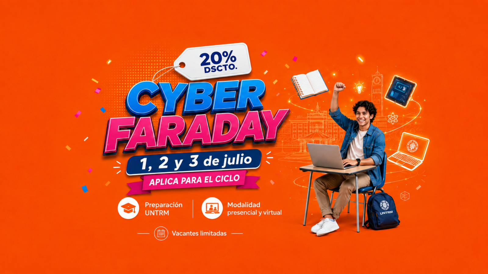 Banner principal Cyber Faraday Academia Faraday
